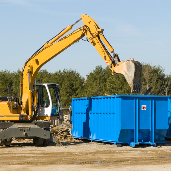 are there any restrictions on where a residential dumpster can be placed in Homestead